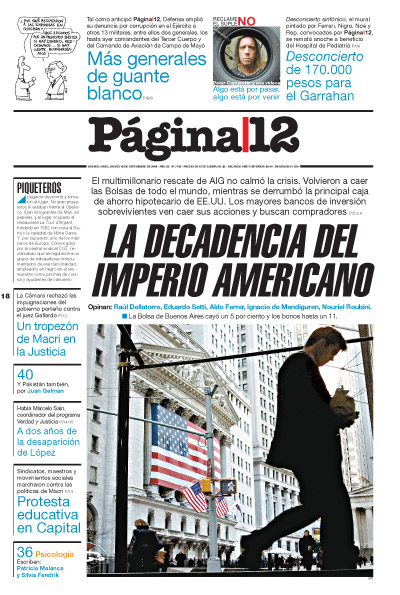 Tapa de la fecha 18-09-2008