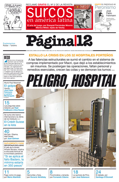 Tapa de la fecha 28-09-2008