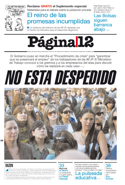 Tapa de la fecha 28-10-2008
