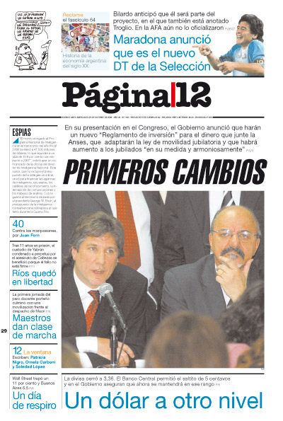 Tapa de la fecha 29-10-2008