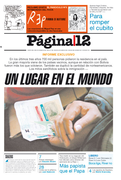 Tapa de la fecha 09-02-2009