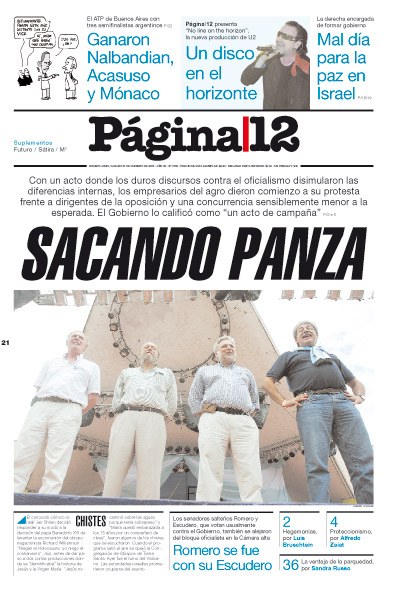 Tapa de la fecha 21-02-2009