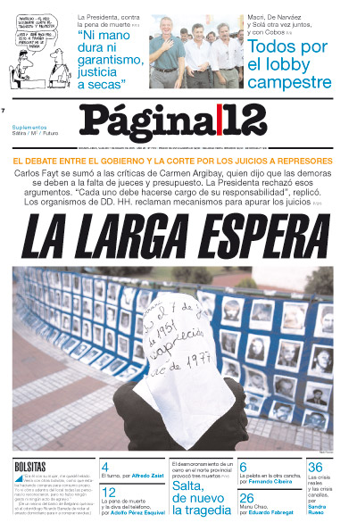 Tapa de la fecha 07-03-2009