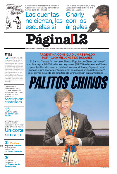 Tapa de la fecha 31-03-2009