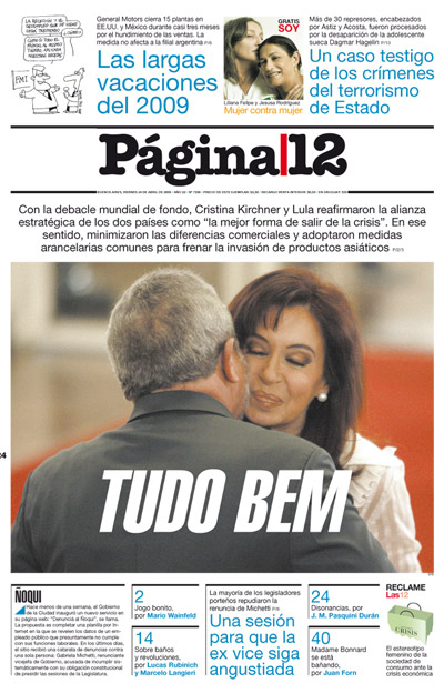 Tapa de la fecha 24-04-2009