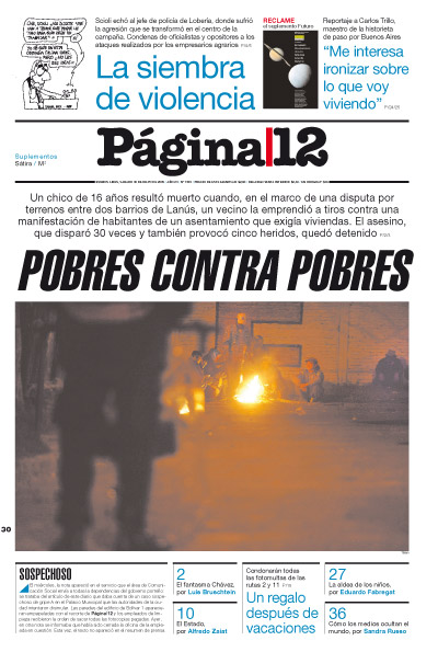 Tapa de la fecha 30-05-2009