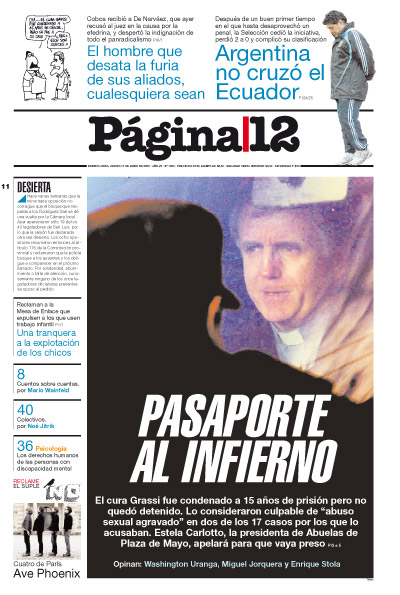 Tapa de la fecha 11-06-2009