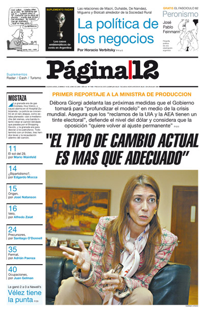 Tapa de la fecha 14-06-2009