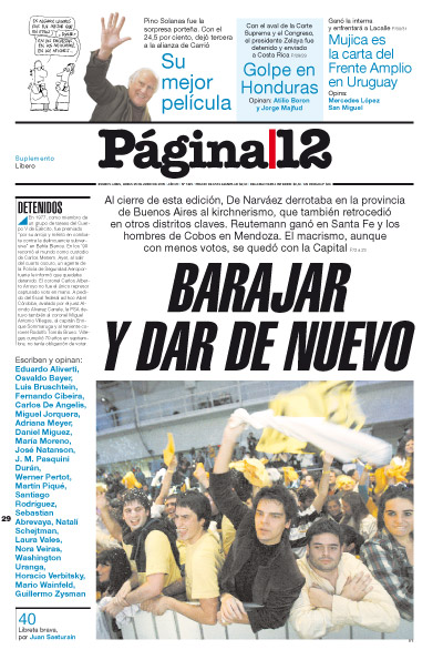 Tapa de la fecha 29-06-2009