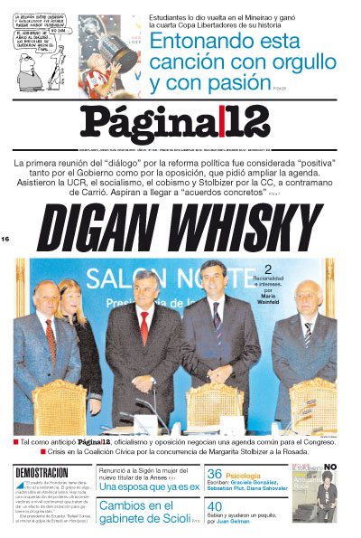 Tapa de la fecha 16-07-2009