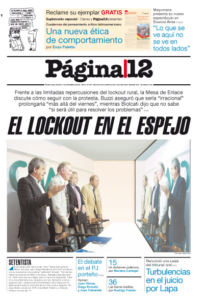 Tapa de la fecha 01-09-2009