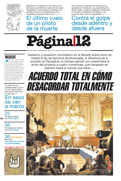 Tapa de la fecha 24-09-2009