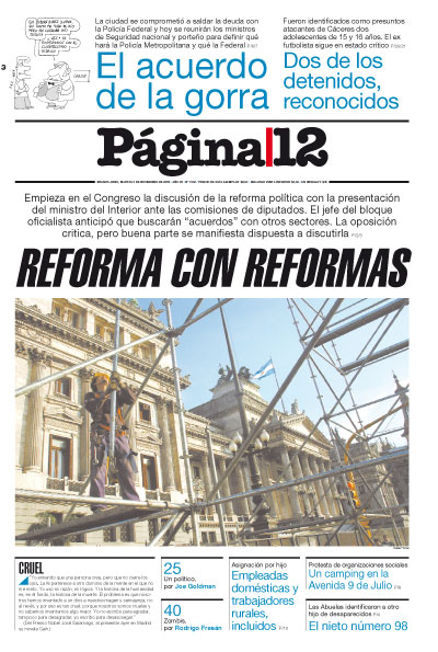 Tapa de la fecha 03-11-2009