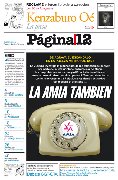 Tapa de la fecha 22-11-2009