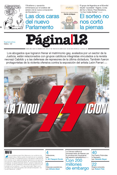 Tapa de la fecha 05-12-2009