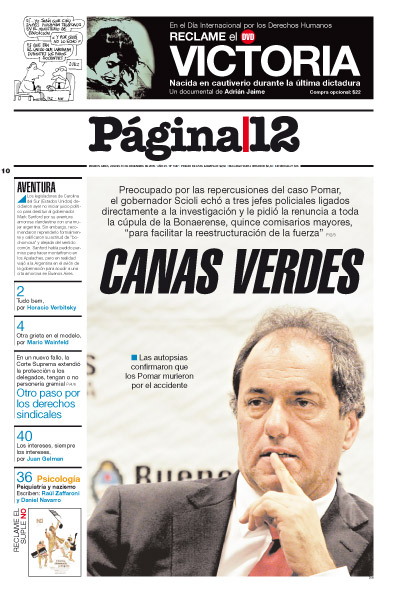 Tapa de la fecha 10-12-2009