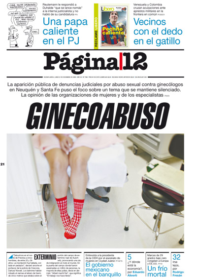 Tapa de la fecha 21-12-2009