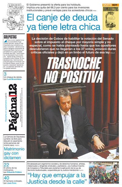 Tapa de la fecha 16-04-2010