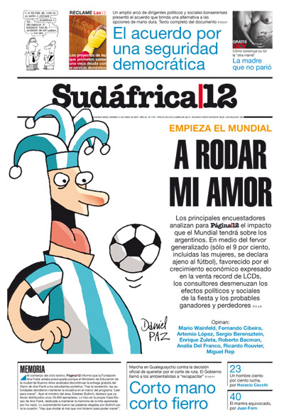 Tapa de la fecha 11-06-2010