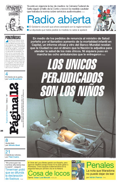 Tapa de la fecha 26-06-2010