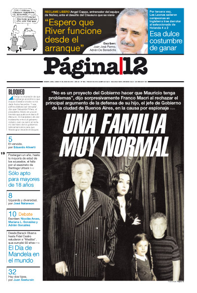 Tapa de la fecha 19-07-2010