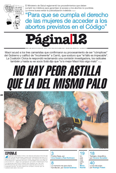 Tapa de la fecha 20-07-2010