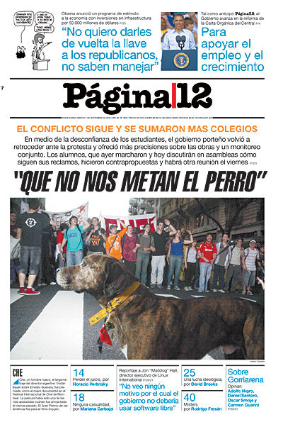 Tapa de la fecha 07-09-2010