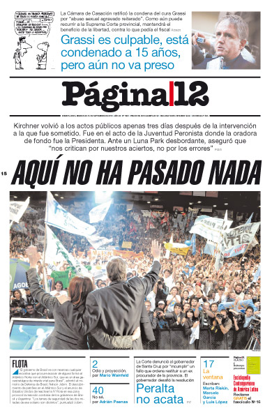 Tapa de la fecha 15-09-2010