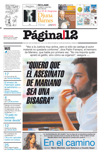 Tapa de la fecha 06-11-2010