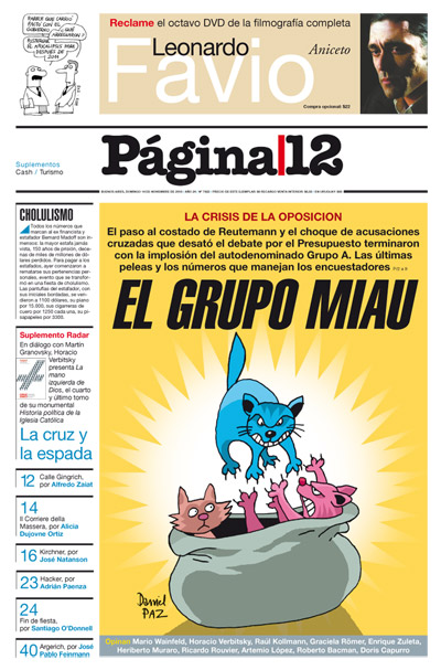 Tapa de la fecha 14-11-2010