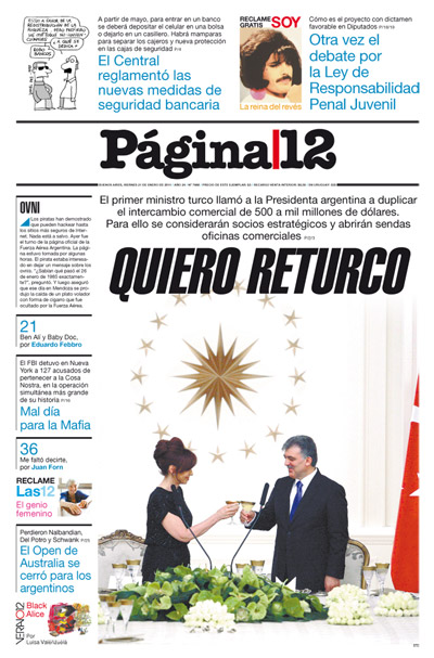Tapa de la fecha 21-01-2011