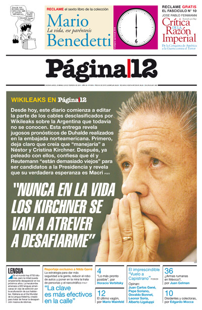 Tapa de la fecha 20-02-2011