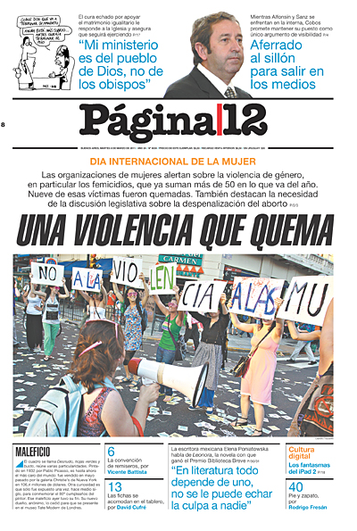 Tapa de la fecha 08-03-2011