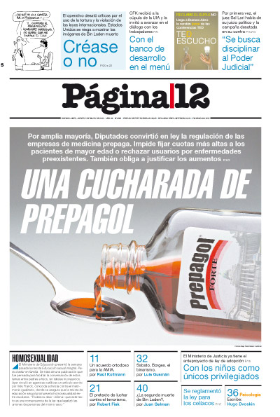 Tapa de la fecha 05-05-2011