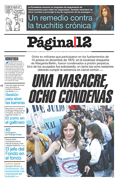 Tapa de la fecha 17-05-2011