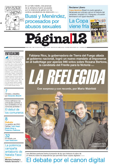 Tapa de la fecha 04-07-2011