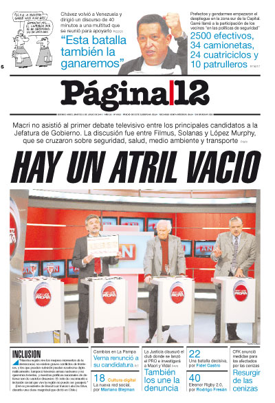 Tapa de la fecha 05-07-2011