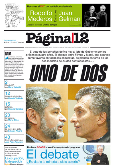 Tapa de la fecha 31-07-2011