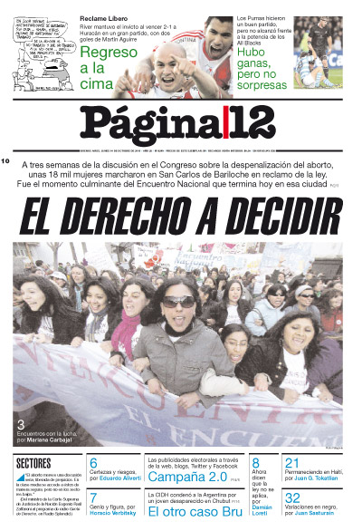 Tapa de la fecha 10-10-2011