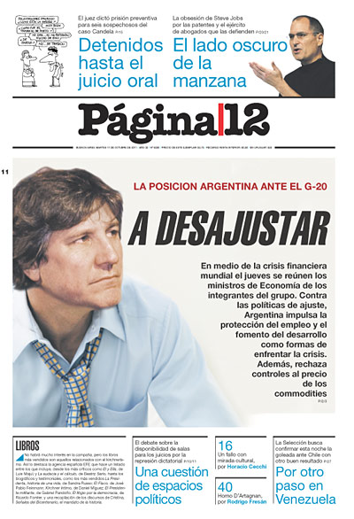 Tapa de la fecha 11-10-2011