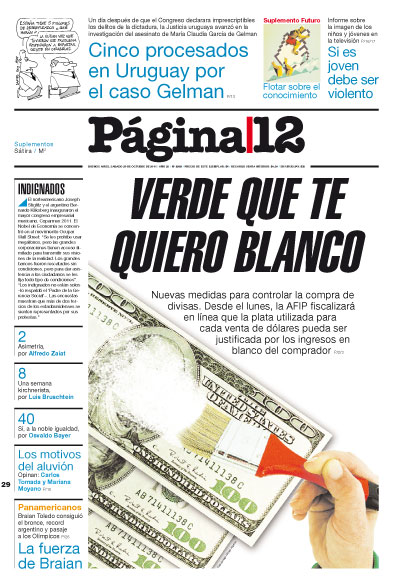 Tapa de la fecha 29-10-2011