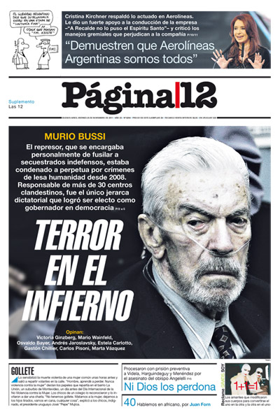 Tapa de la fecha 25-11-2011