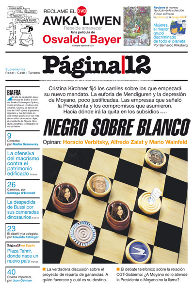 Tapa de la fecha 27-11-2011