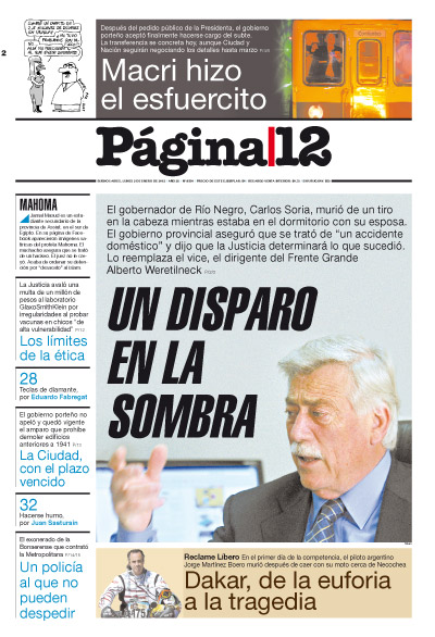 Tapa de la fecha 02-01-2012