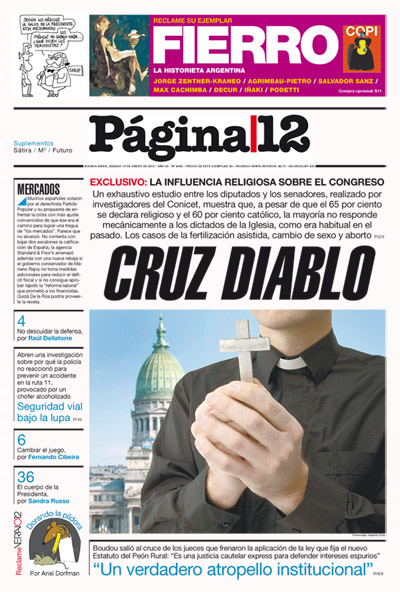 Tapa de la fecha 14-01-2012