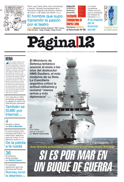 Tapa de la fecha 01-02-2012