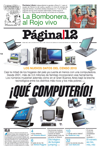 Tapa de la fecha 12-03-2012