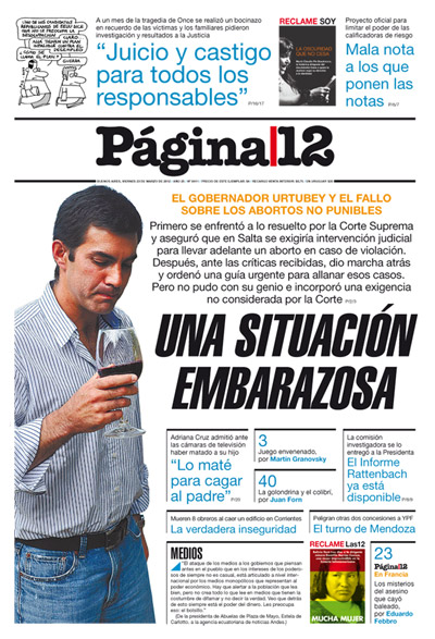 Tapa de la fecha 23-03-2012