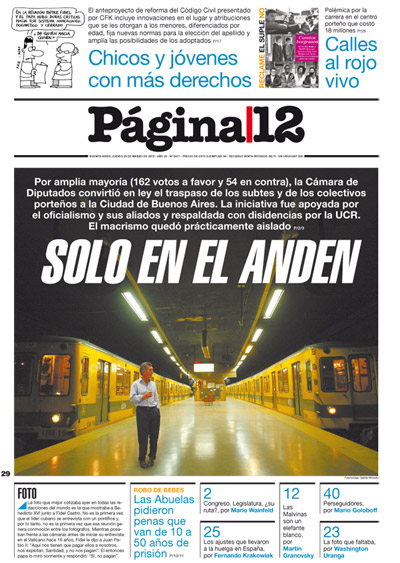 Tapa de la fecha 29-03-2012