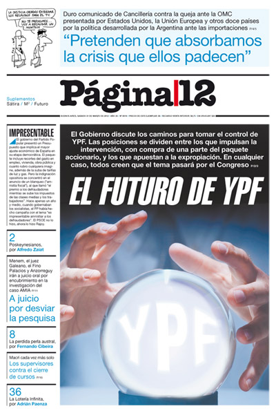 Tapa de la fecha 31-03-2012